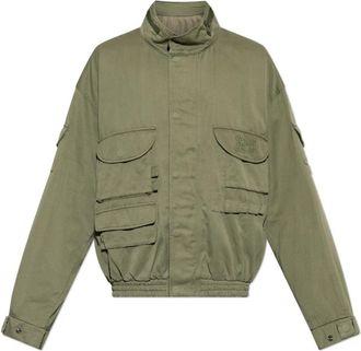 Balmain Jas met Zakken - Heren - Zomerjassen - Groen - L - Katoen - Jassen