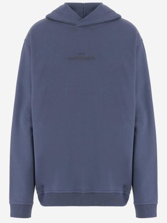 Maison Margiela Baumwoll-Sweatshirt mit gesticktem Logo