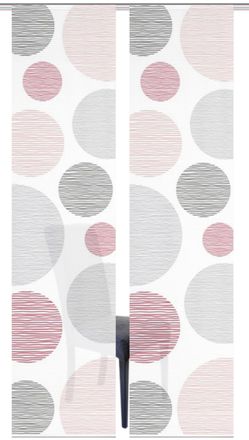 Vision S Schiebegardine »2ER SET BORDEN« Paneelwagen 2 Stk. tlg. HxB: 260x60, Schiebevorhang 2er Set Digitaldruck