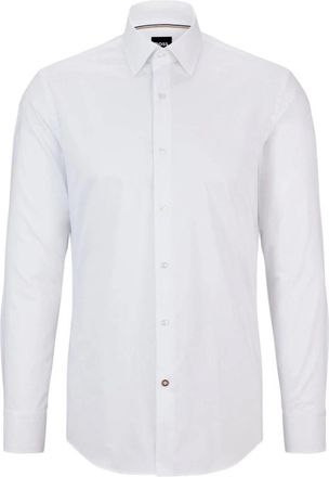 HUGO BOSS H-Hank-Kent Shirt - Heren - Zakelijke Overhemden - Wit - 3XL - Katoen - Overhemden
