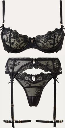 Lounge Arabella Intimates Bra (Set) - Black - The Perfect Valentines Gift For Her
