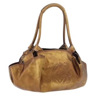 Loewe Pre-owned Hand Bag - Dames - Vintage Handtas - Bruin - ONE Size - Leer - Vintage
