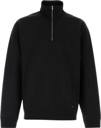 Valentino Garavani Katoenen Blend Sweatshirt - Heren - Sweatshirts - Zwart - L - Katoen - Hoodies & sweatvesten