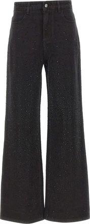 Twentyfourhaitch Anser Jeans - Dames - Loose Fit Jeans - Zwart - W30 - Katoen - Jeans