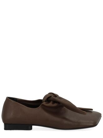 Uma Wang Pointed Toe Knotted Lace-Up Brogues