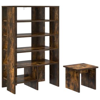 vidaXL Armario Zapatero 2 Uds. 62 X 35 X 100 Cm Madera De Ingenier&iacute;a Vidaxl
