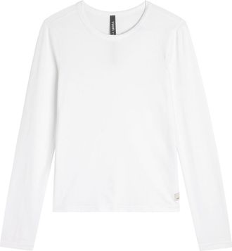 Vuori Clothing Lux Stretch-jersey top - White - S (UK8-10 / S)