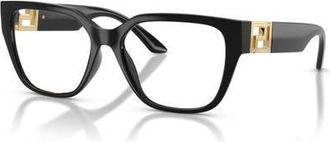 Versace 52mm Square optical glasses in Black at Nordstrom