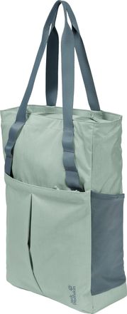 Jack Wolfskin Schultertasche JACK WOLFSKIN ZOYA 2IN1 TOTE, Damen, gr&uuml;n zinnia, Polyamid, Polyester, Taschen Schultertasche, aus Polyamid, mit Polyesterfutter, sport
