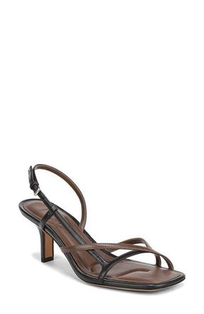 Vince Lilian Sandal in Black/Cedar Brown at Nordstrom, Size 7.5