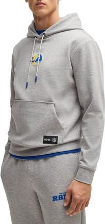 BOSS x NFL Woodson Graphic Hoodie in Los Angeles Rams at Nordstrom Rack, Size Xxx-Large