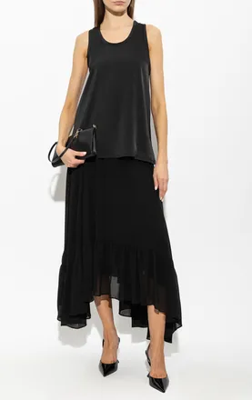 Michael Michael Kors A-line Skirt, Womens, Black