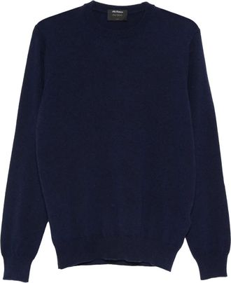 Dell'Oglio Sweater met ronde hals - Blauw