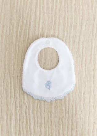 Mango Bavaglino cotone ricamo fiore bianco - Home - Taglia unica - MANGO HOME