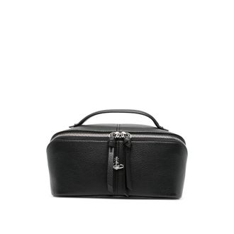 Vivienne Westwood Cosmetic Case Orb Leather Makeup Bag