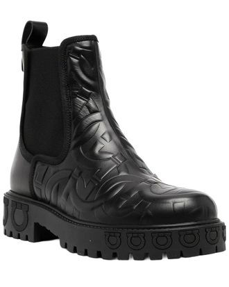 Ferragamo Varsi Leather Bootie