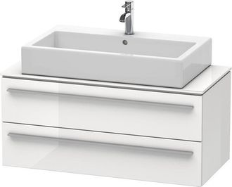 Duravit Mueble De Ba&ntilde;o Duravit X-large Para Consola 6512, 2 Cajones, 1000 Mm, Color (frente/cuerpo): Laca Blanca De Alto Brillo - Xl651208585