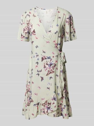 Only Wickelkleid mit Volantsaum Modell ELISABETH in Schilf, Gr&ouml;&szlig;e XL