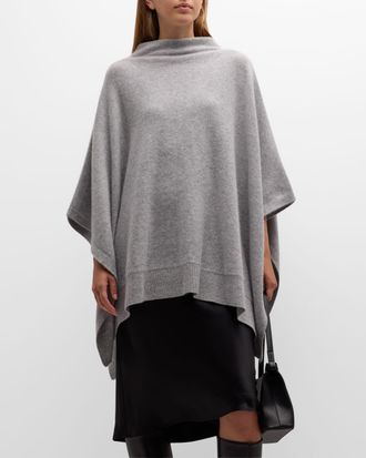 Vince Funnel Neck Knit Cashmere Poncho