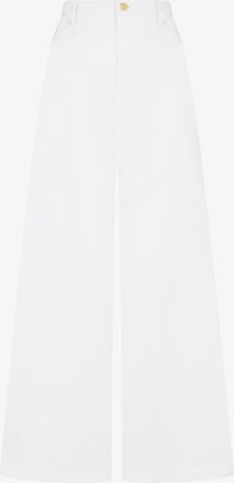 Serena Bute Paper Bag Jean - White