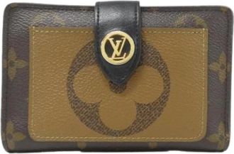 Louis Vuitton Pre-owned Wallet (bi-fold) - Dames - Vintage Accessoires - Bruin - ONE Size - Vintage