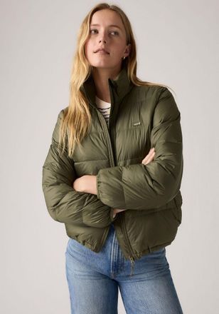 Levi's Kurzjacke LEVIS WMS PACKABLE JACKE, Damen, Gr. XS (34), gr&uuml;n (ivy gr&uuml;n), Web, Obermaterial: 100% Polyamid, regular fit taillenbedeckt, ohne Ausschnitt