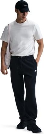 Nike Mens Open Hem Club Pants - Black/Black/White Size 3XL