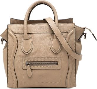 Celine Pre-owned Celine Nano Leather Luggage Tote Ladies U0ZM2IHITG6X4WDE