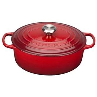 LE CREUSET Signature Cocotte Ovalada Cereza 4,7l