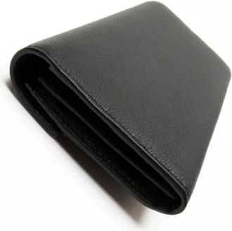 Bally Vintage, unisex, Zwart, ONE Size, Leer, Pre-owned leren portemonnee