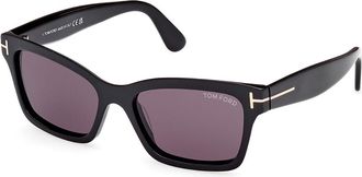 Tom Ford FT1085 MIKEL 01A Womens Sunglasses Black Size 54
