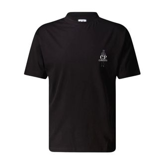 C.P. Company C.P. Company - Camiseta con Logo - Tops - Hombre - Negro - 2XL