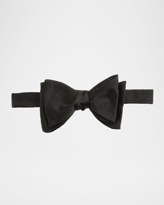 Ralph Lauren Purple Label Silk Satin Bow Tie
