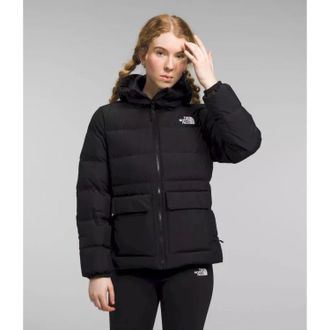 The North Face Gotham Puffer Jacket Womens Black 600-Down Hiking GBO2673