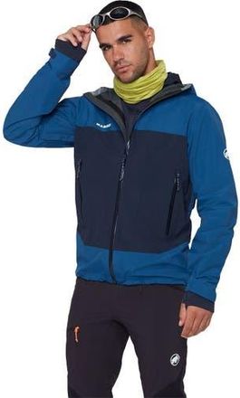 Mammut Crag Hs Hooded Jacket - Mens in Tschiel/marine at Nordstrom, Size X-Large