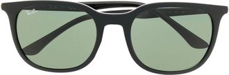 Ray-Ban rectangle-frame sunglasses - unisex - Acetate - 54 - Black