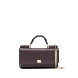 Dolce & Gabbana Logo-plaque Chain-strap Phone Bag