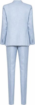 Tagliatore Mens Suit Montecarlo Light Blue Linen Blend Suits