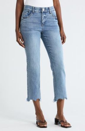 Democracy Destroyed Scallop Bootcut Jeans in Light Blue Vintage at Nordstrom Rack, Size 14