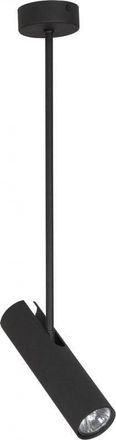 Licht-Erlebnisse L&aacute;mpara De Techo Giratoria Modern En Negro