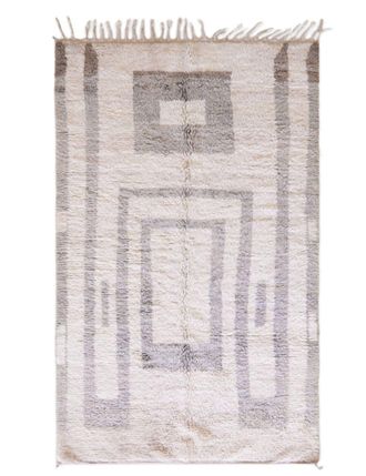 AFK Living Alfombra bereber dise&ntilde;o gr&aacute;fico &uacute;nico 162 x 266 cm