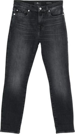 7 For All Mankind Bootcut Jeans - Dames - Slim Fit Jeans - Zwart - W27 - Katoen - Jeans