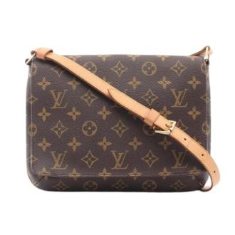 Louis Vuitton Pre-owned Cross Body Bags, female, Brown, Size: ONE SIZE Pre-owned Vintage Canvas Crossbody Bag