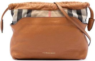 Burberry Pre-owned Bucket Bags, female, Brown, Size: ONE SIZE Pre-owned Vintage Bucket Bag