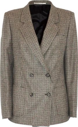 Tagliatore Blazer doppiopetto con motivo pied-de-poule - Toni neutri