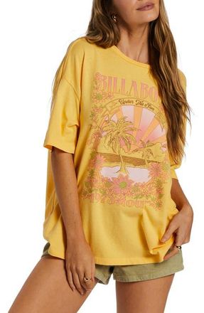 Billabong Under the Sun Oversize Graphic T-Shirt in Paloma at Nordstrom, Size X-Large