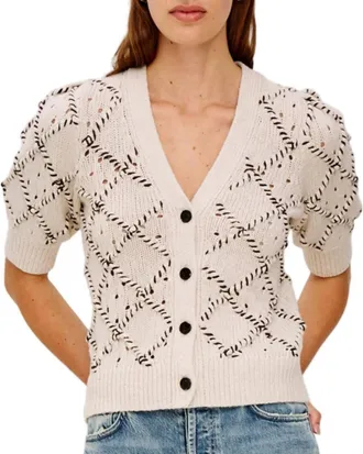Rails Isla Cardigan In Oat