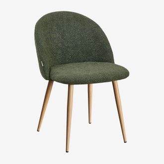 Sklum Pack De 2 Sillas De Comedor Tapizadas Y En Acero Kana Sklum