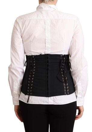 Dolce & Gabbana Corset Waist Strap Belt - Black