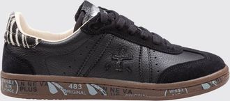 Premiata Sneakers basse Bonnie in pelle e suede con logo applicato